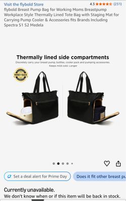 Fly bold breast Pump Bag