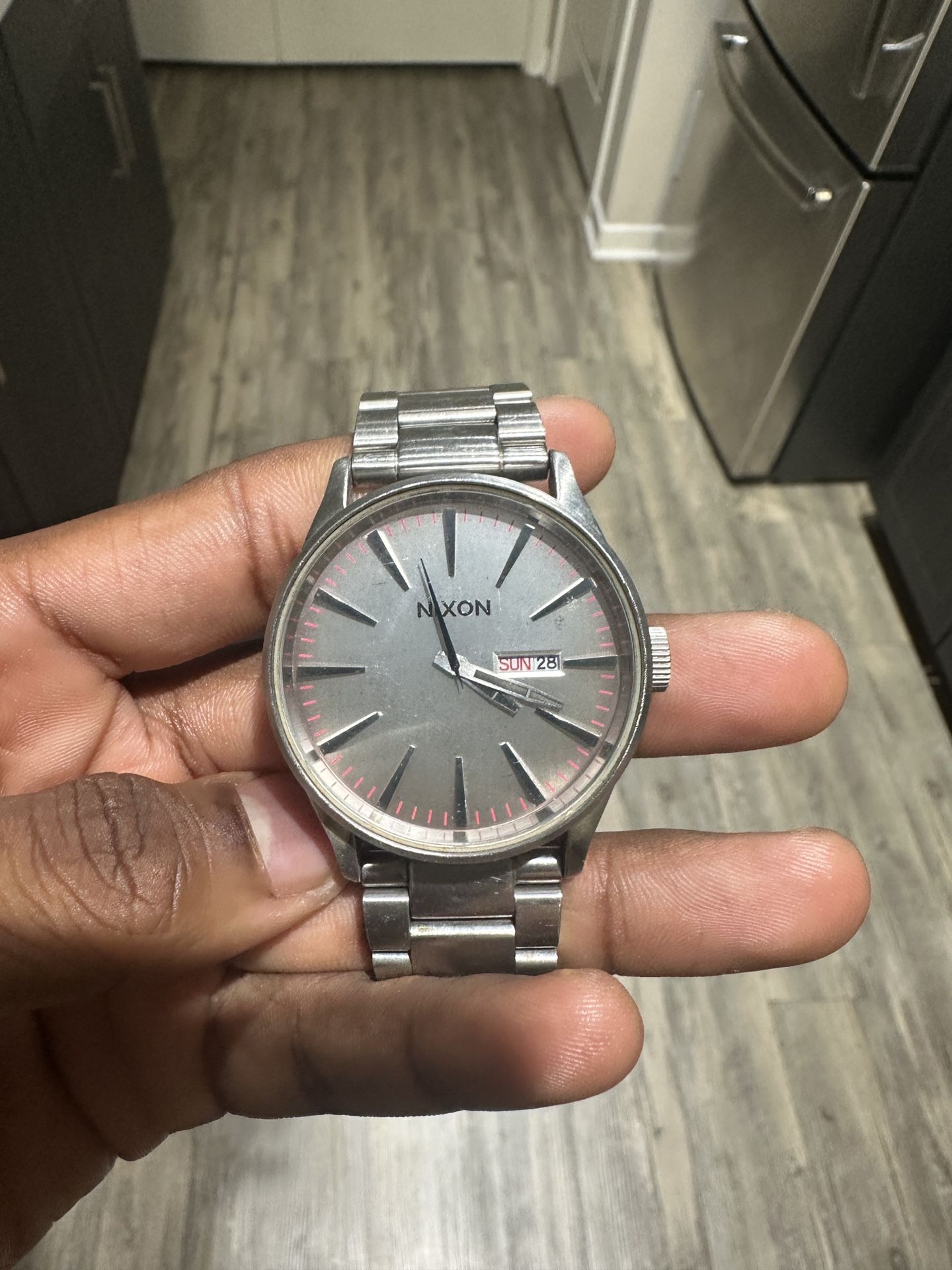 Silver Nixon Sentry SS Watch
