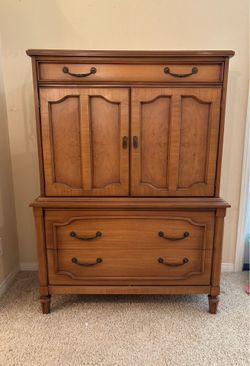 Gorgeous mid century tallboy dresser
