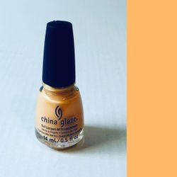 China Glaze Tangerine Heat Nail Lacquer