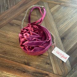 Cat &Jack Burgundy Girls Purse Brand New 