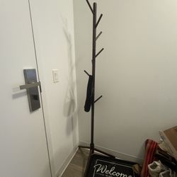 Coat Hanger And Shoe Tray