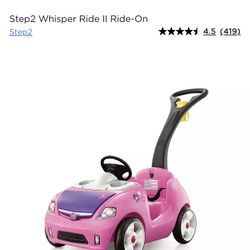 Pink Whisper Ride  III Little Tikes 