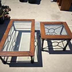 Coffee and center table ($5 each)