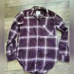 Abercrombie &amp; Fitch Womens Plaid XS Button Up Shirt