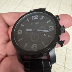 Fossil Watch All Black