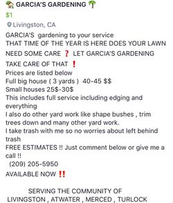 GARCIA’S GARDENING