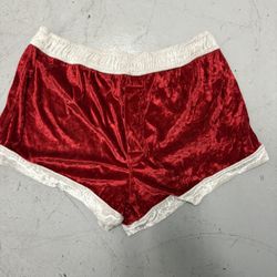 Santa Style Festive Shorts in Large
