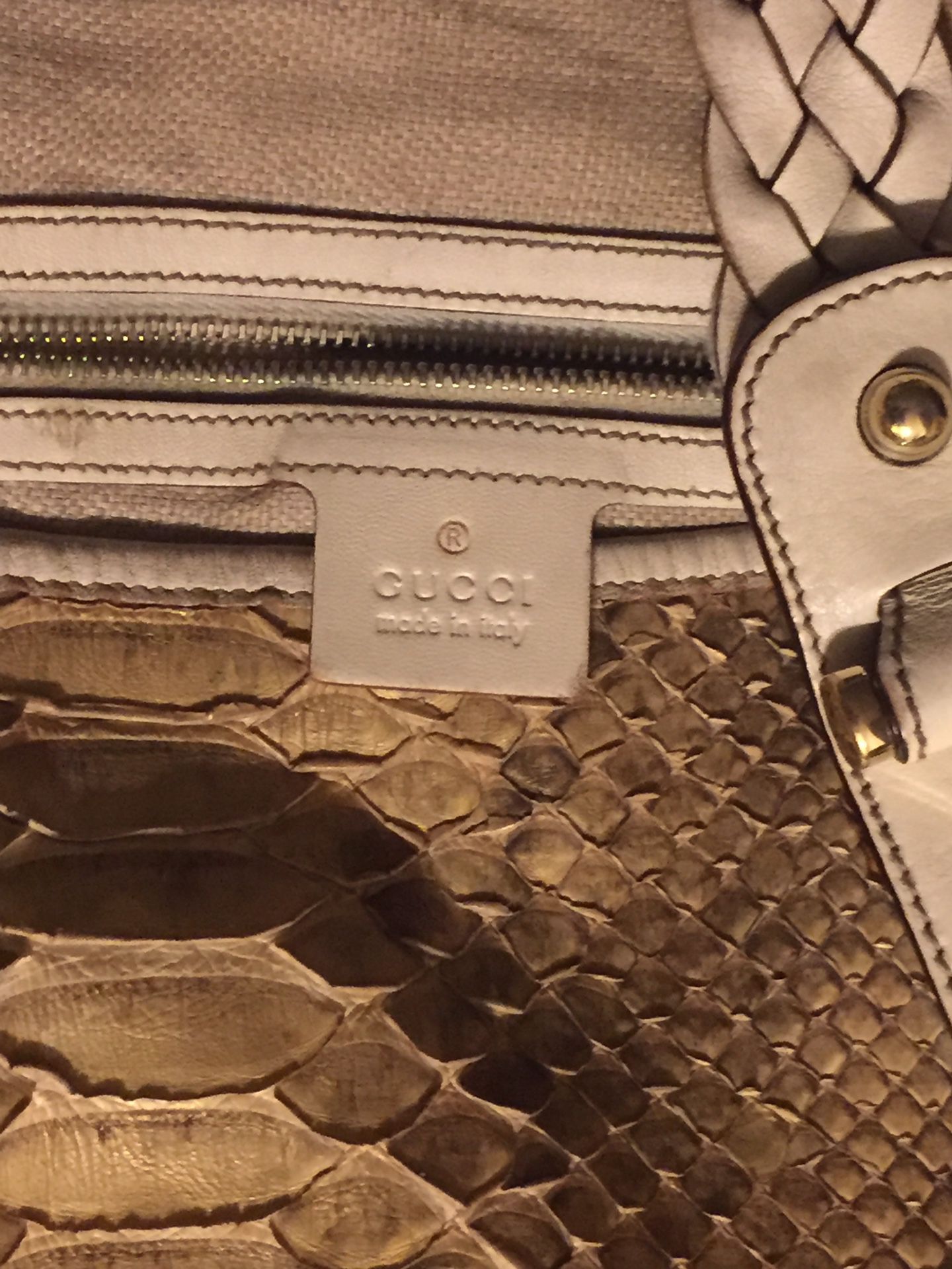 Snakeskin Gucci Purse & Heels $300