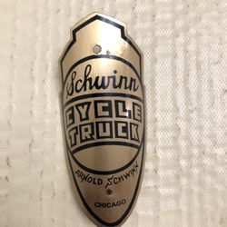 Schwinn Cycle Truck Front Badge