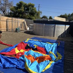 15’ X 15’ Steel Frame Pool With Kit