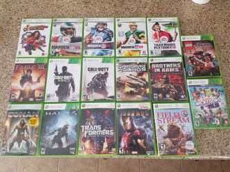 Xbox 360 games.