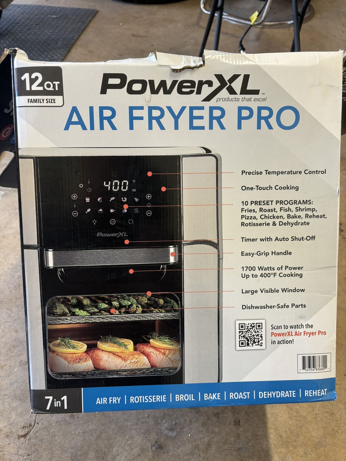 Air Fryer Model GLA 1005 12 Qt