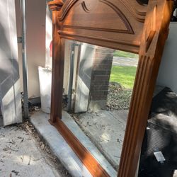 Wood Mirror