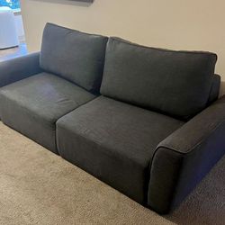 Charcoal Grey Sofa/Couch Bed