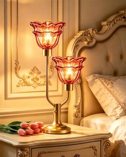 Mid Century Modern Flower Table Lamp