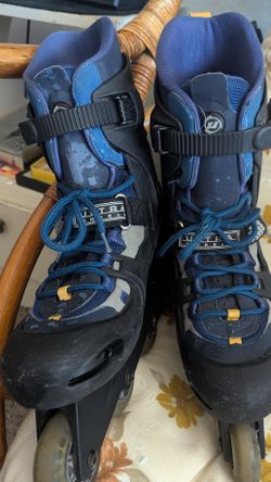 Laguna Ultra Wheel Power Wedge Black & Blue In Good Condition $30