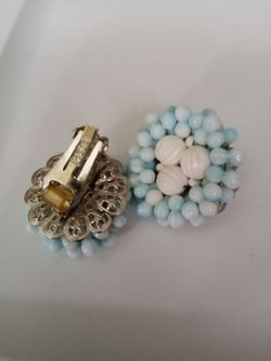 VTG HOBE Clip on Earrings 1960