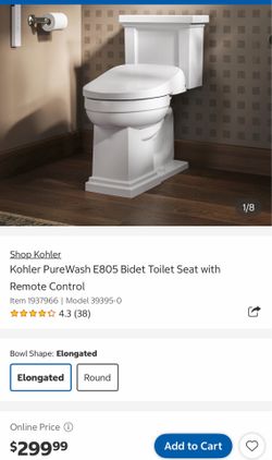 kohler bidet seat