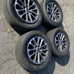 4 - 265/60r18 6x135 6x5.31 Stock Ford F-150 F150 Expedition Wheels Rims Good Treads New Tires !!!!