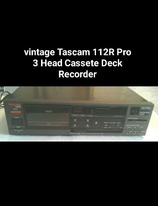 Vintage Tascam 112r Pro Cassette Deck Recorder For Sale In Parkland Fl Offerup