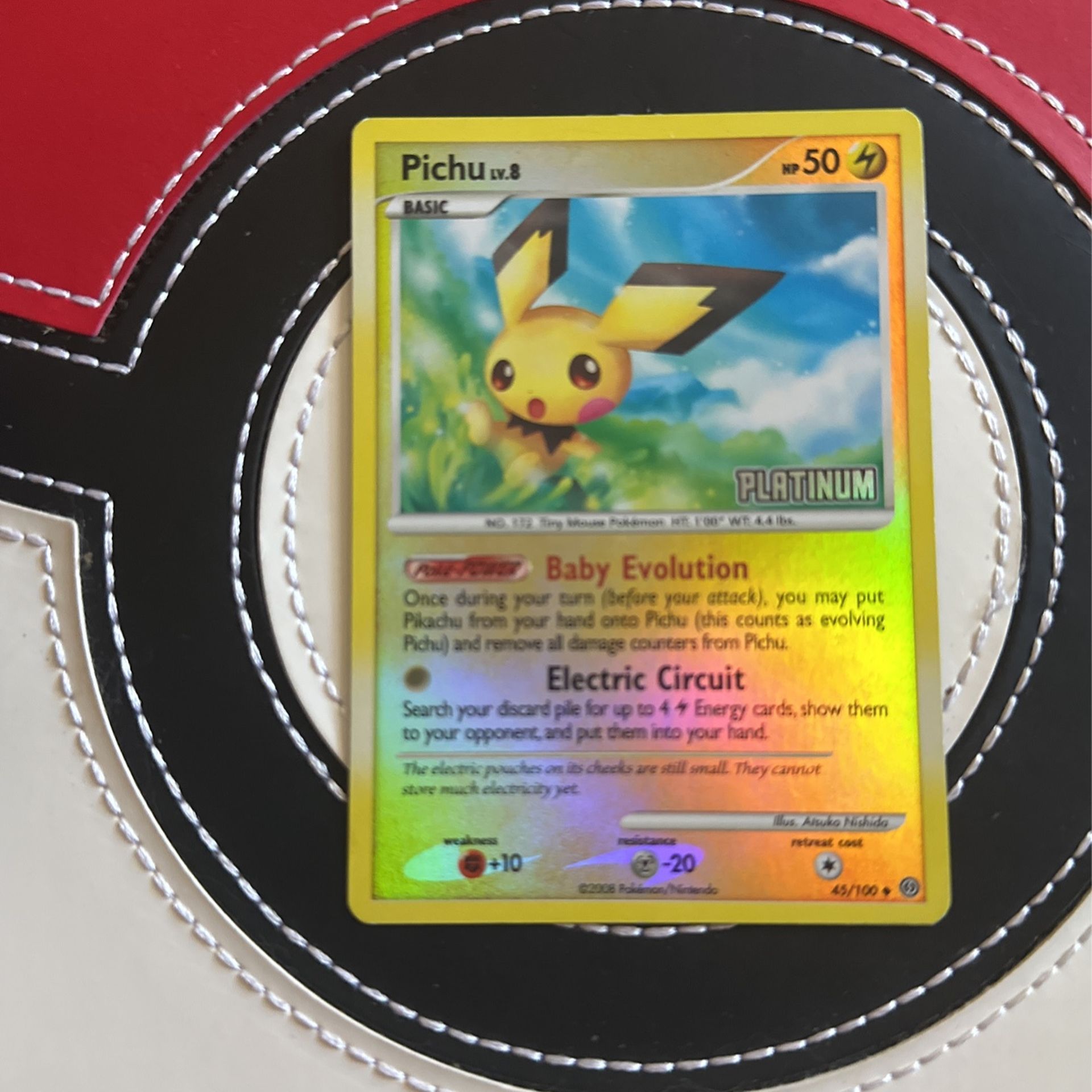 Pichu Pokémon Card