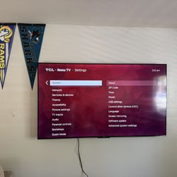 65” TCL Roku TV