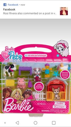 Barbie Pets (only whats in the second picture)