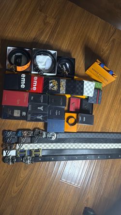 Designer colognes belts  wallets