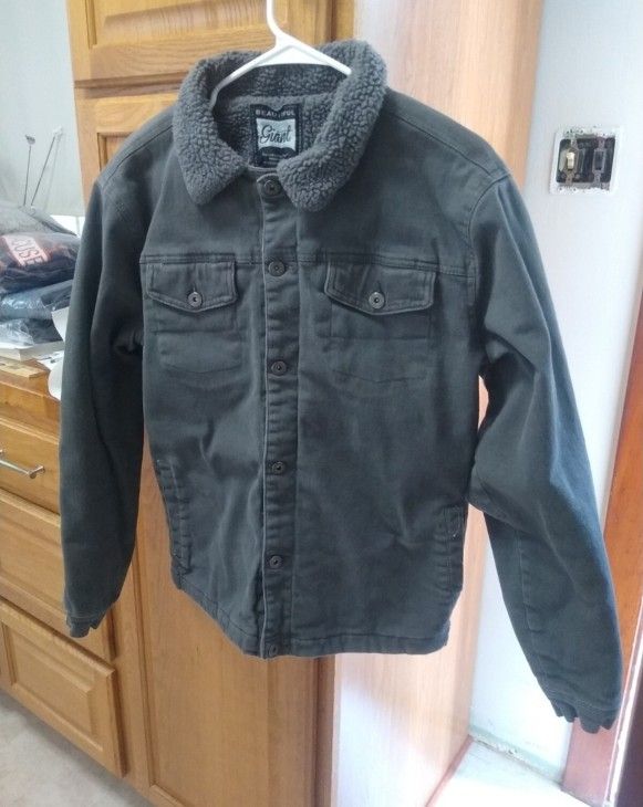 Men's Trucker Jacket XL Sherpa Gray