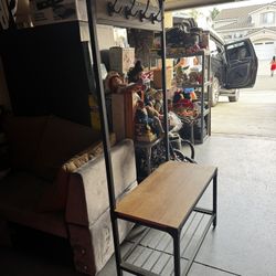 hall tree entryway bench