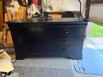 6 drawers wood chest dresser
