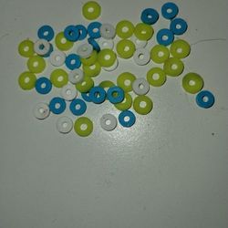 60  piece clay beads 