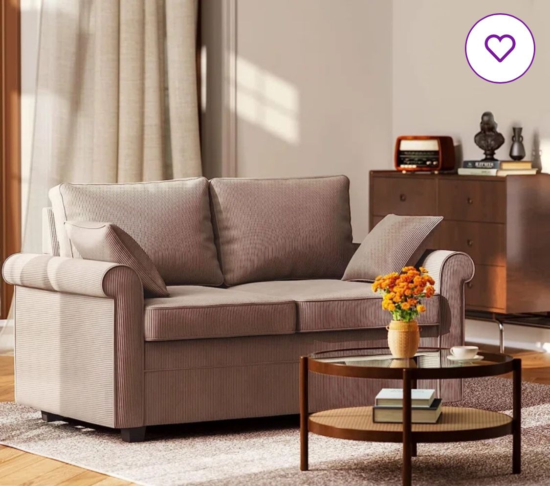 Red Barrel Studio 55.51'' Corduroy Sofa