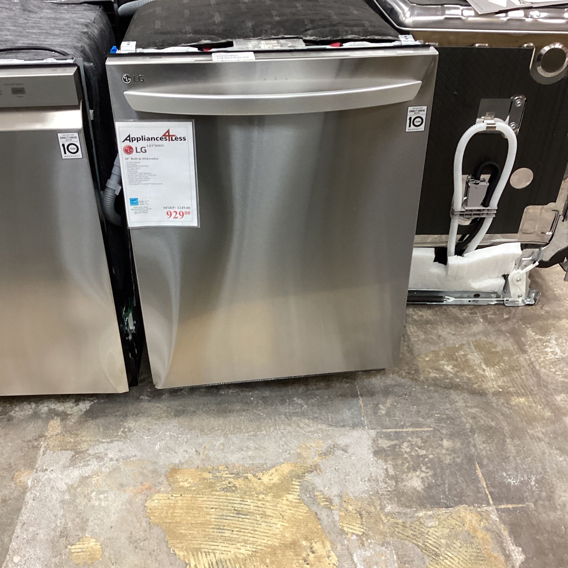 New Lg Stainless Dishwasher 