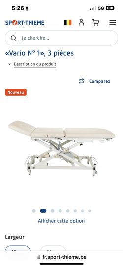 Hydraulic Massage And Treatment Table German Brand Beckha