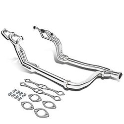 Exhaust Headers DNA Motoring HDS-GMC99-SUB+Y Stainless Steel Exhaust Header Manifold with Y-Pipe