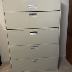 HON H695.L.L 5 Drawer Lateral File Cabinet 