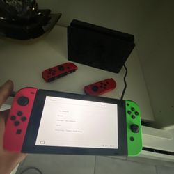 Nintendo Switch With 2 Extra Remotes 