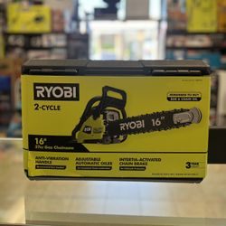 Ryobi 2-Cycle 16” 37cc Gas Chainsaw