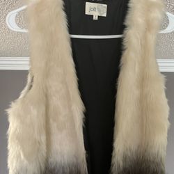 Faux FurVest  From Purchased At Nordstrom  Prined