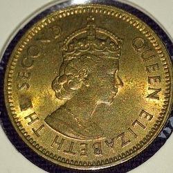 1965 Hong Kong 10 Cent Coin