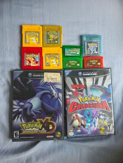 Pokémon Collection – 10 Authentic Games – Game Boy, GBA & GameCube