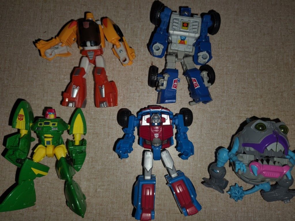 Transformers Lot Of 5 Action Figures