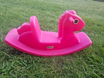 Little Tikes pink rocking horse