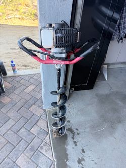 6” post hole auger