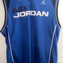 Jordan Brand Basketball Jersey Men Size  M Blue Authentic Michael Jordan Y2K OG