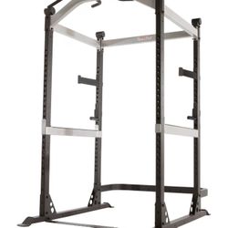 Garage Gym Power Rack, Weights, and Accessories
