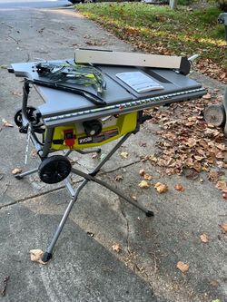 New Ryobi 10” Table Saw with stand/ wheels