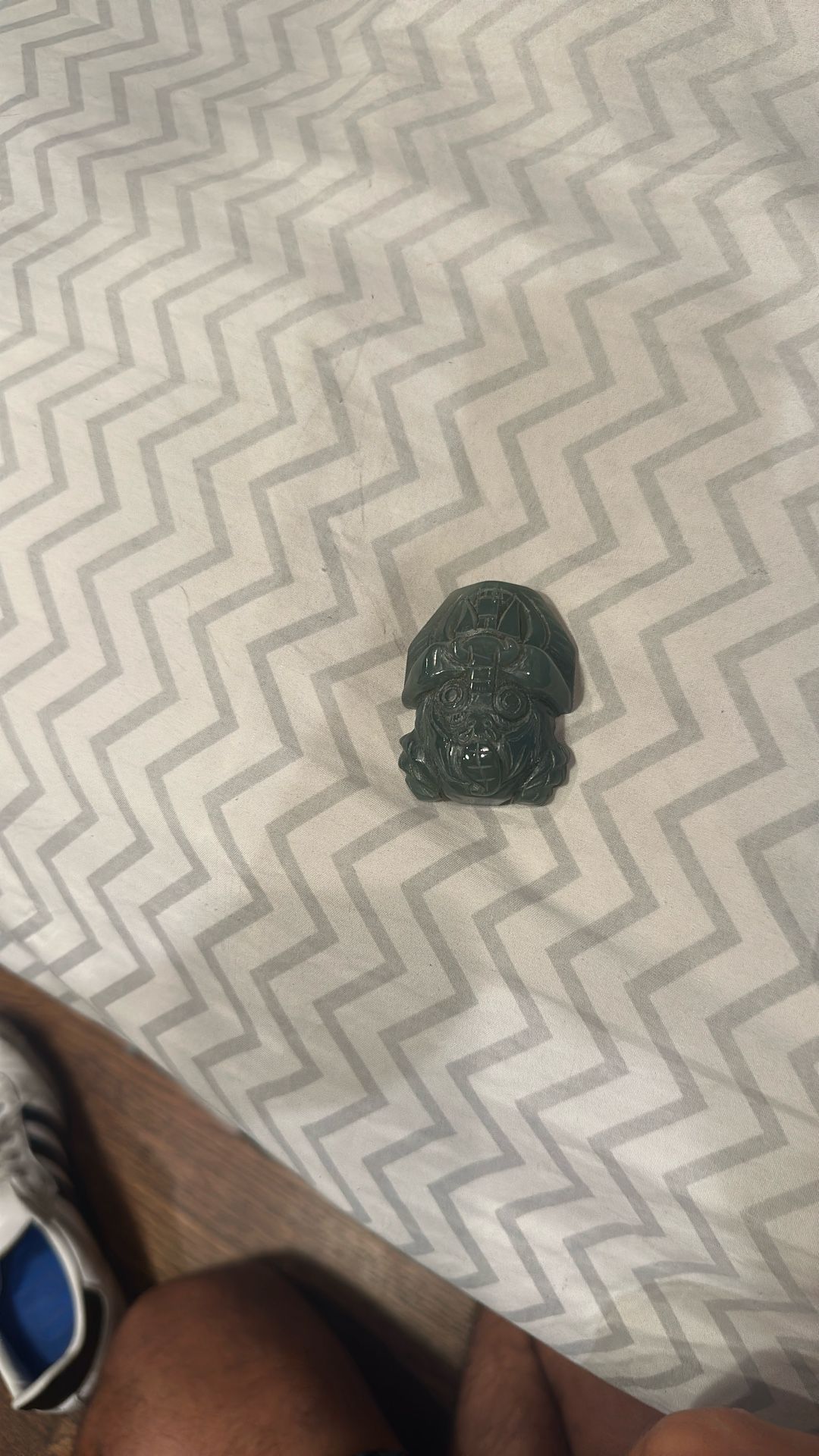 Rare Jade Belt Buckle Approx 3 By 2 Inches